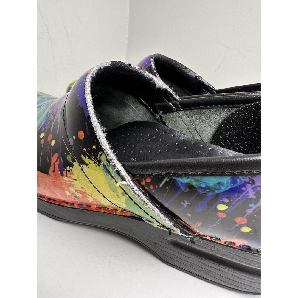 Dansko Multicolor Paint-Splash Clogs - Picture 3 of 16